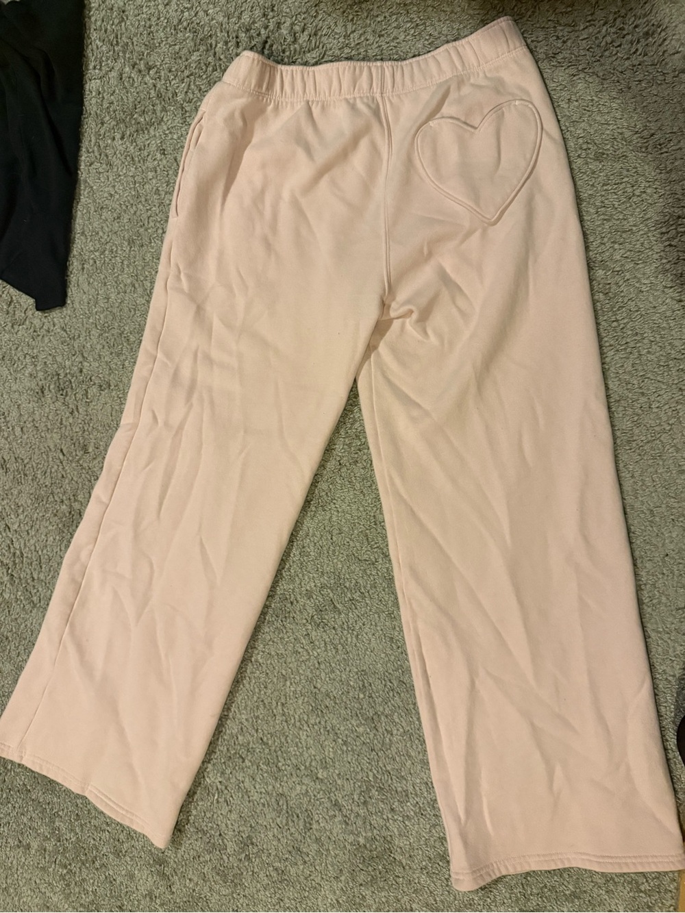 Hollister Pale Pink Fleece-Lined Sweatpants: light pink